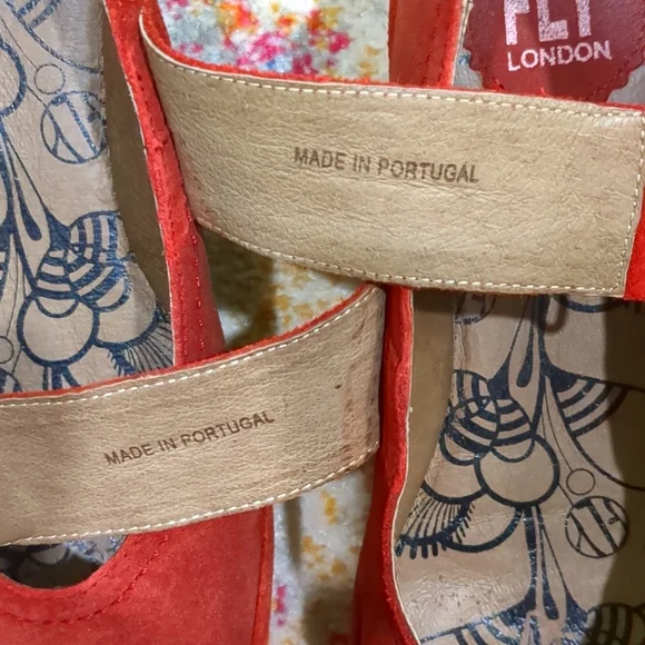 Fly London Suede Mary Jane Wedges (W39) - Picture 11 of 12
